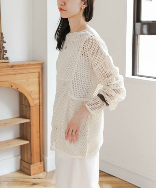 URBAN RESEARCH DOORS / アーバンリサーチ ドアーズ ニット・セーター | 2wayメッシュプルオーバー | 詳細18