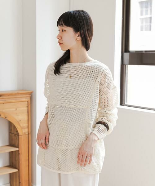 URBAN RESEARCH DOORS / アーバンリサーチ ドアーズ ニット・セーター | 2wayメッシュプルオーバー | 詳細19