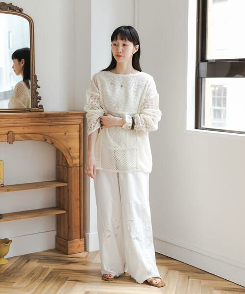 URBAN RESEARCH DOORS / アーバンリサーチ ドアーズ ニット・セーター | 2wayメッシュプルオーバー | 詳細20