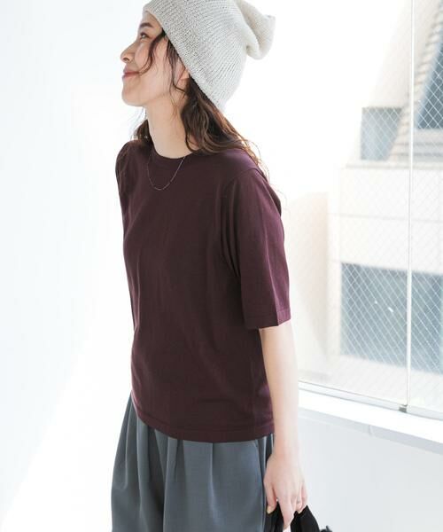 URBAN RESEARCH DOORS / アーバンリサーチ ドアーズ Tシャツ | 『UR TECH』サマシェアニットハーフスリーブプルオーバー | 詳細2