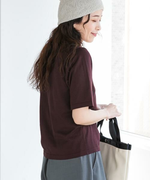 URBAN RESEARCH DOORS / アーバンリサーチ ドアーズ Tシャツ | 『UR TECH』サマシェアニットハーフスリーブプルオーバー | 詳細5