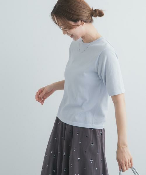 URBAN RESEARCH DOORS / アーバンリサーチ ドアーズ Tシャツ | 『UR TECH』サマシェアニットハーフスリーブプルオーバー | 詳細11