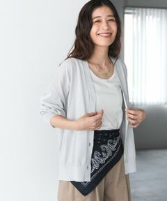 URBAN RESEARCH DOORS / アーバンリサーチ ドアーズ カーディガン・ボレロ | 『UR TECH』サマシェアニットカーディガン