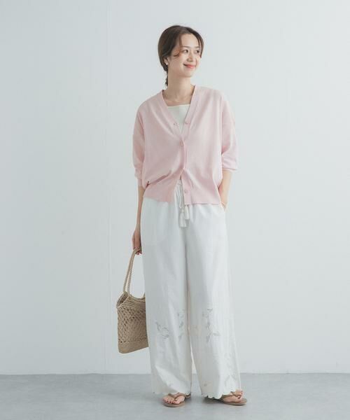 URBAN RESEARCH DOORS / アーバンリサーチ ドアーズ カーディガン・ボレロ | 『UR TECH』サマシェアニットカーディガン | 詳細5