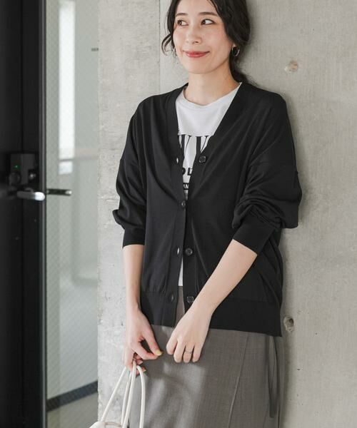 URBAN RESEARCH DOORS / アーバンリサーチ ドアーズ カーディガン・ボレロ | 『UR TECH』サマシェアニットカーディガン | 詳細14