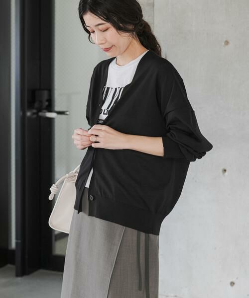 URBAN RESEARCH DOORS / アーバンリサーチ ドアーズ カーディガン・ボレロ | 『UR TECH』サマシェアニットカーディガン | 詳細15