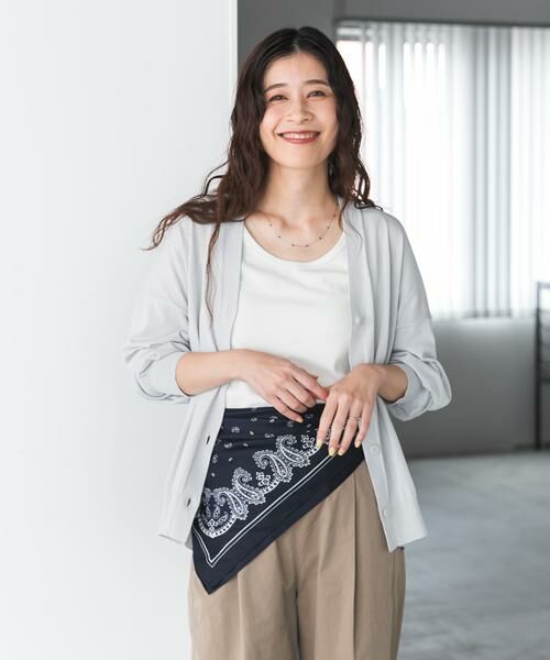 URBAN RESEARCH DOORS / アーバンリサーチ ドアーズ カーディガン・ボレロ | 『UR TECH』サマシェアニットカーディガン | 詳細26