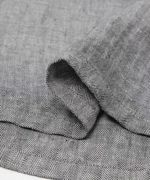 URBAN RESEARCH DOORS / アーバンリサーチ ドアーズ ベスト | ヘリンボーンリネンサイドリボンベスト | 詳細4