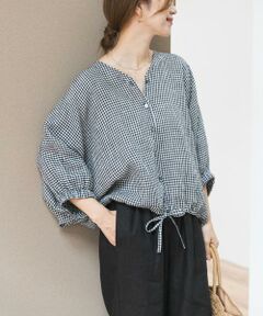 URBAN RESEARCH DOORS / アーバンリサーチ ドアーズ シャツ・ブラウス | リネンドロストドルマンブラウス