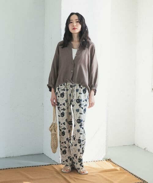 URBAN RESEARCH DOORS / アーバンリサーチ ドアーズ シャツ・ブラウス | リネンドロストドルマンブラウス | 詳細15