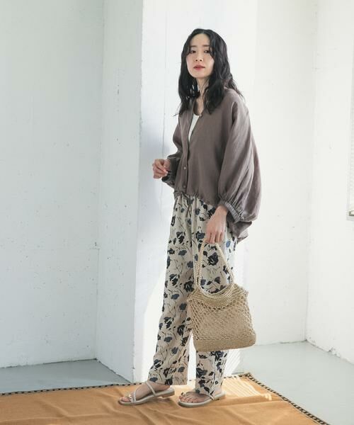 URBAN RESEARCH DOORS / アーバンリサーチ ドアーズ シャツ・ブラウス | リネンドロストドルマンブラウス | 詳細16