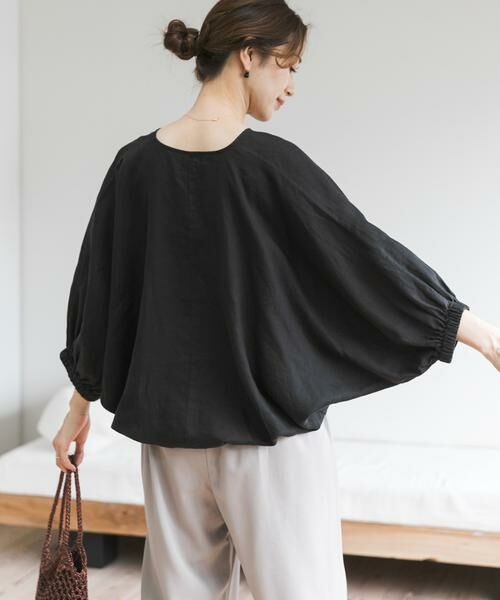 URBAN RESEARCH DOORS / アーバンリサーチ ドアーズ シャツ・ブラウス | リネンドロストドルマンブラウス | 詳細21