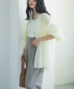 URBAN RESEARCH DOORS / アーバンリサーチ ドアーズ シャツ・ブラウス | コットンボイルギャザーブラウス