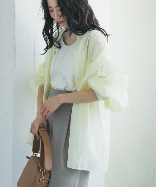 URBAN RESEARCH DOORS / アーバンリサーチ ドアーズ シャツ・ブラウス | コットンボイルギャザーブラウス | 詳細3