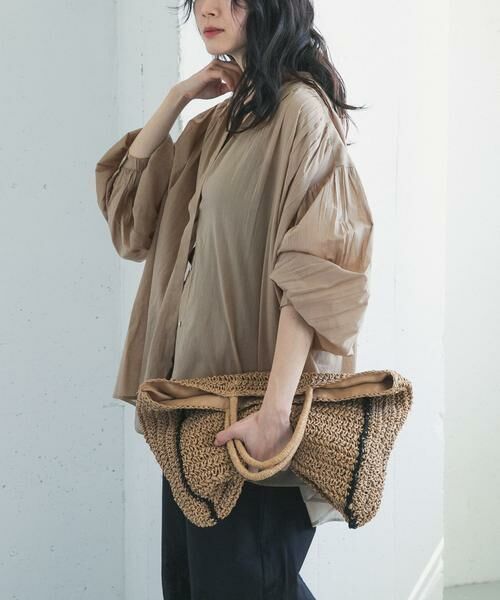 URBAN RESEARCH DOORS / アーバンリサーチ ドアーズ シャツ・ブラウス | コットンボイルギャザーブラウス | 詳細16