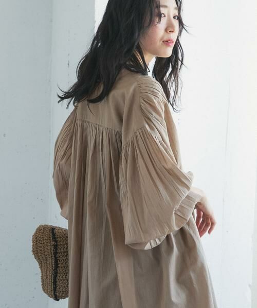 URBAN RESEARCH DOORS / アーバンリサーチ ドアーズ シャツ・ブラウス | コットンボイルギャザーブラウス | 詳細18