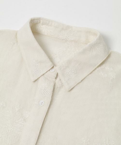 URBAN RESEARCH DOORS / アーバンリサーチ ドアーズ シャツ・ブラウス | メッシュエンブロイダリーシャツ | 詳細7