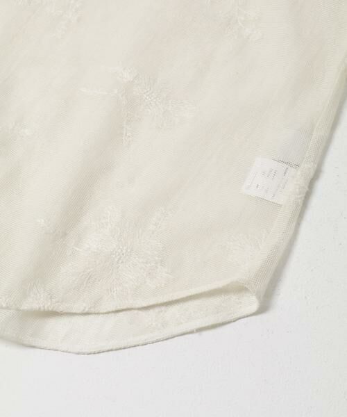 URBAN RESEARCH DOORS / アーバンリサーチ ドアーズ シャツ・ブラウス | メッシュエンブロイダリーシャツ | 詳細8