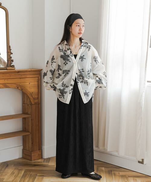 URBAN RESEARCH DOORS / アーバンリサーチ ドアーズ シャツ・ブラウス | メッシュエンブロイダリーシャツ | 詳細17