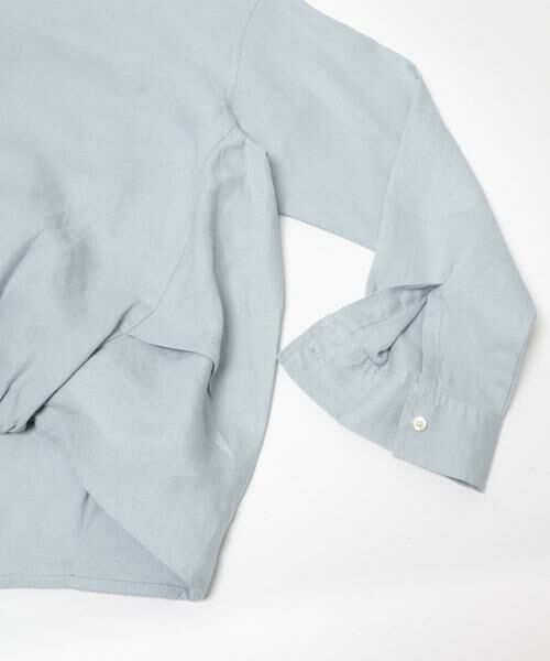 URBAN RESEARCH DOORS / アーバンリサーチ ドアーズ シャツ・ブラウス | リネンフロントギャザープルオーバー | 詳細8