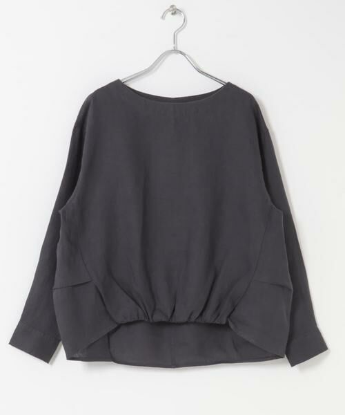 URBAN RESEARCH DOORS / アーバンリサーチ ドアーズ シャツ・ブラウス | リネンフロントギャザープルオーバー | 詳細3