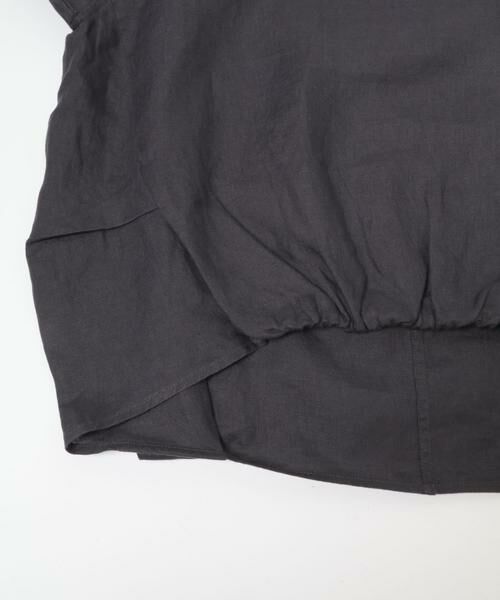 URBAN RESEARCH DOORS / アーバンリサーチ ドアーズ シャツ・ブラウス | リネンフロントギャザープルオーバー | 詳細17