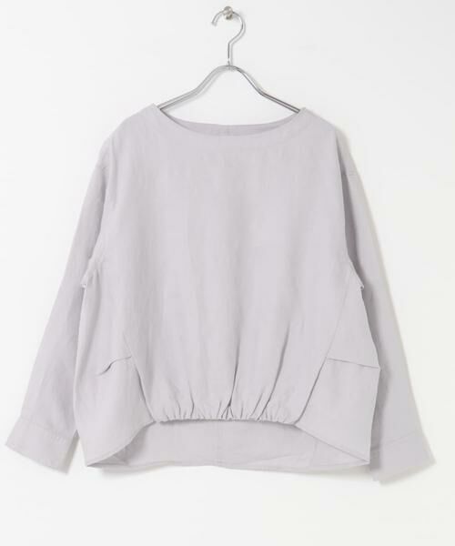 URBAN RESEARCH DOORS / アーバンリサーチ ドアーズ シャツ・ブラウス | リネンフロントギャザープルオーバー | 詳細10