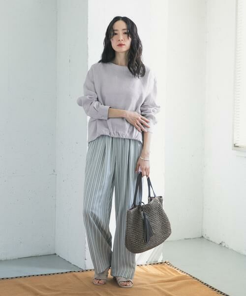 URBAN RESEARCH DOORS / アーバンリサーチ ドアーズ シャツ・ブラウス | リネンフロントギャザープルオーバー | 詳細27