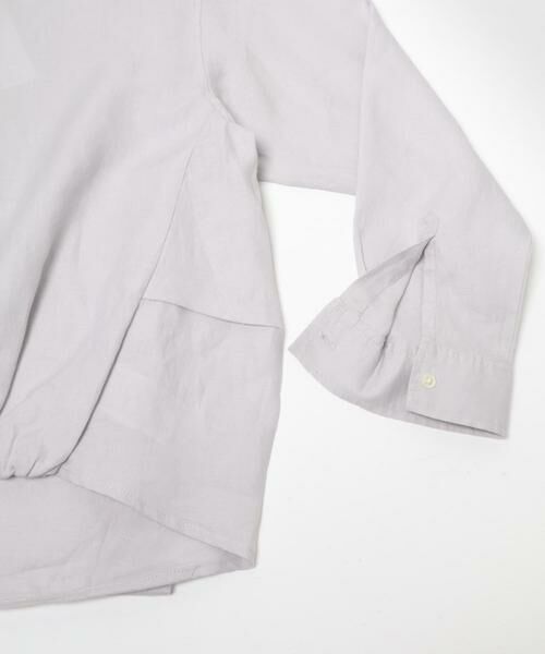 URBAN RESEARCH DOORS / アーバンリサーチ ドアーズ シャツ・ブラウス | リネンフロントギャザープルオーバー | 詳細30