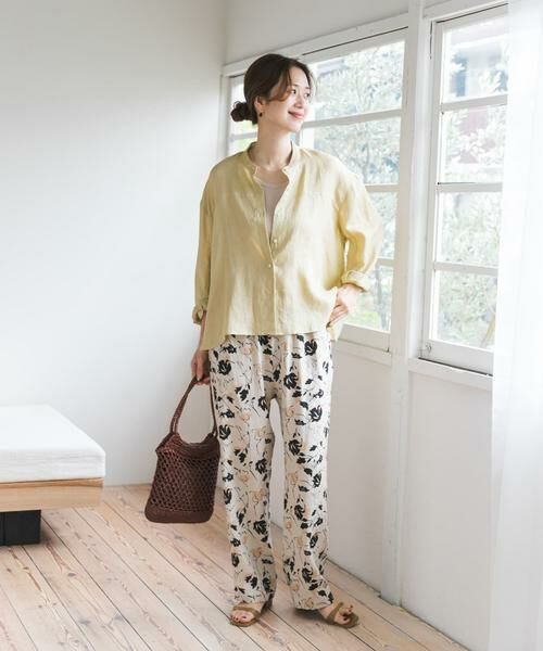 URBAN RESEARCH DOORS / アーバンリサーチ ドアーズ シャツ・ブラウス | リネンカーブスリーブブラウス | 詳細6