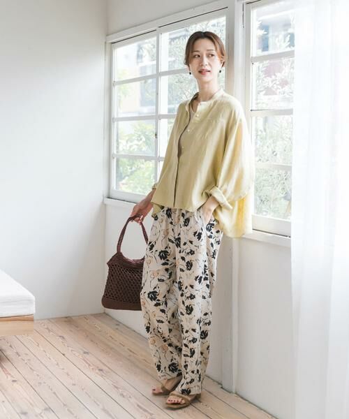 URBAN RESEARCH DOORS / アーバンリサーチ ドアーズ シャツ・ブラウス | リネンカーブスリーブブラウス | 詳細7