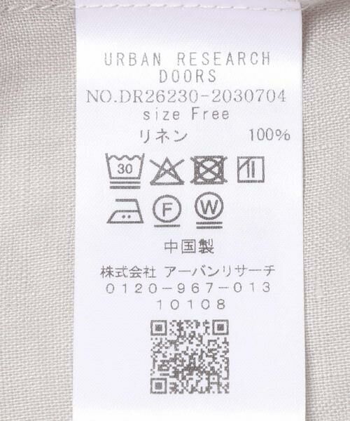 URBAN RESEARCH DOORS / アーバンリサーチ ドアーズ シャツ・ブラウス | リネンオーバーシャツ | 詳細21