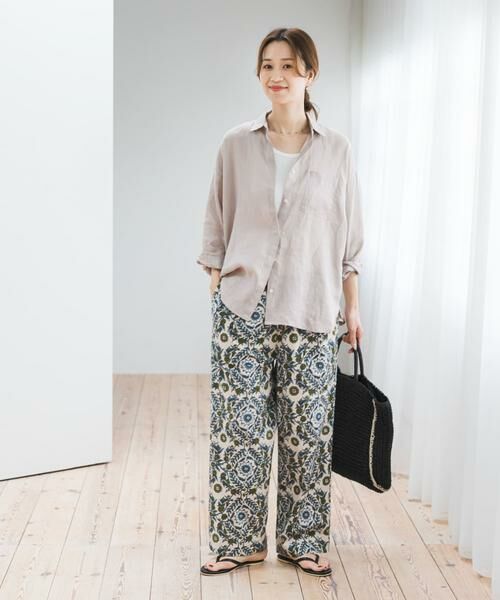 URBAN RESEARCH DOORS / アーバンリサーチ ドアーズ シャツ・ブラウス | リネンオーバーシャツ | 詳細16