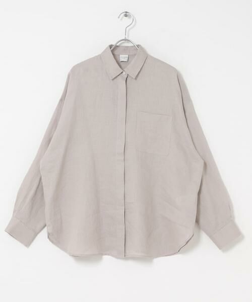 URBAN RESEARCH DOORS / アーバンリサーチ ドアーズ シャツ・ブラウス | リネンオーバーシャツ | 詳細17