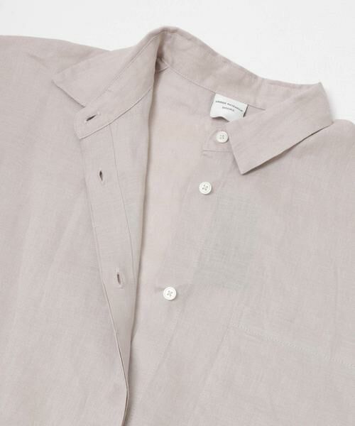 URBAN RESEARCH DOORS / アーバンリサーチ ドアーズ シャツ・ブラウス | リネンオーバーシャツ | 詳細18