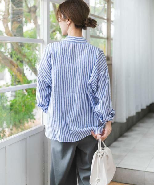 URBAN RESEARCH DOORS / アーバンリサーチ ドアーズ シャツ・ブラウス | リネンオーバーシャツ | 詳細27