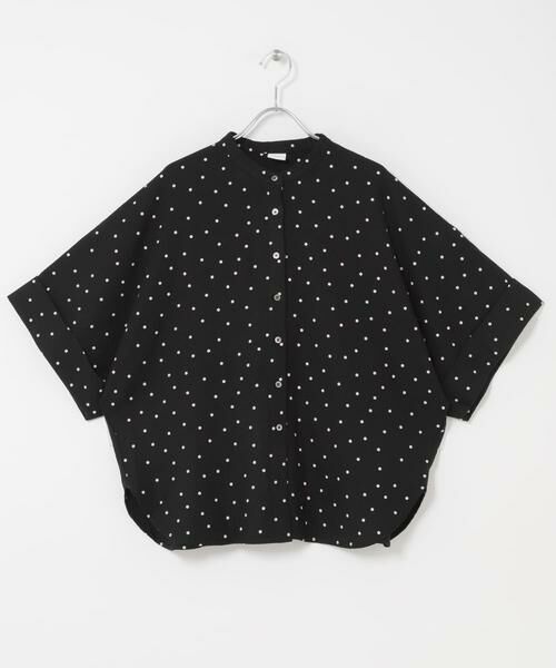 URBAN RESEARCH DOORS / アーバンリサーチ ドアーズ シャツ・ブラウス | リネンリヨセルドットドルマンシャツ | 詳細8