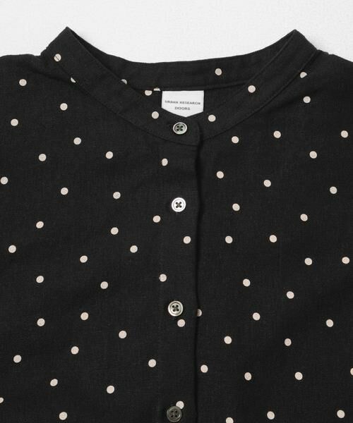 URBAN RESEARCH DOORS / アーバンリサーチ ドアーズ シャツ・ブラウス | リネンリヨセルドットドルマンシャツ | 詳細9