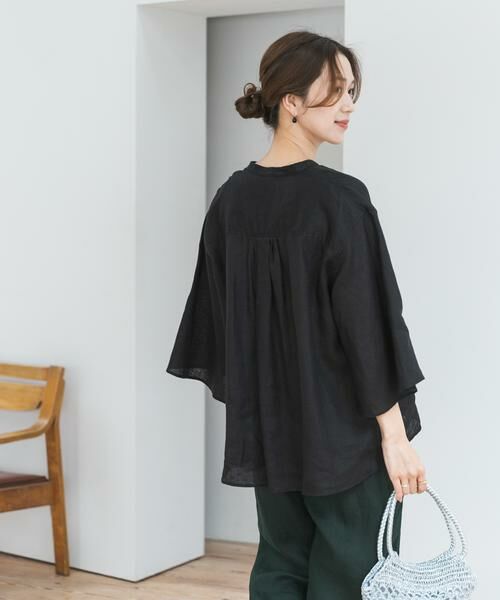 URBAN RESEARCH DOORS / アーバンリサーチ ドアーズ シャツ・ブラウス | リネンフレアスリーブブラウス | 詳細25