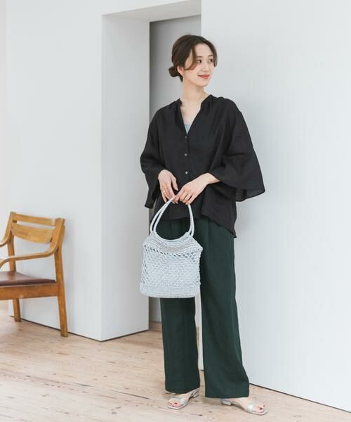 URBAN RESEARCH DOORS / アーバンリサーチ ドアーズ シャツ・ブラウス | リネンフレアスリーブブラウス | 詳細27