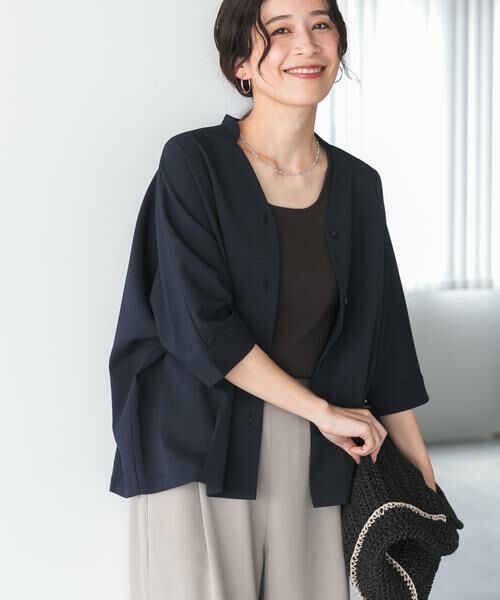 URBAN RESEARCH DOORS / アーバンリサーチ ドアーズ シャツ・ブラウス | 『UR TECH』完声/涼ドルマン半袖シャツ | 詳細3