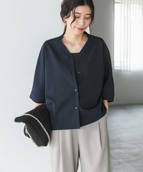 URBAN RESEARCH DOORS / アーバンリサーチ ドアーズ シャツ・ブラウス | 『UR TECH』完声/涼ドルマン半袖シャツ | 詳細4