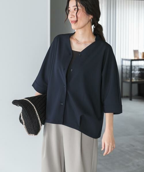 URBAN RESEARCH DOORS / アーバンリサーチ ドアーズ シャツ・ブラウス | 『UR TECH』完声/涼ドルマン半袖シャツ | 詳細5