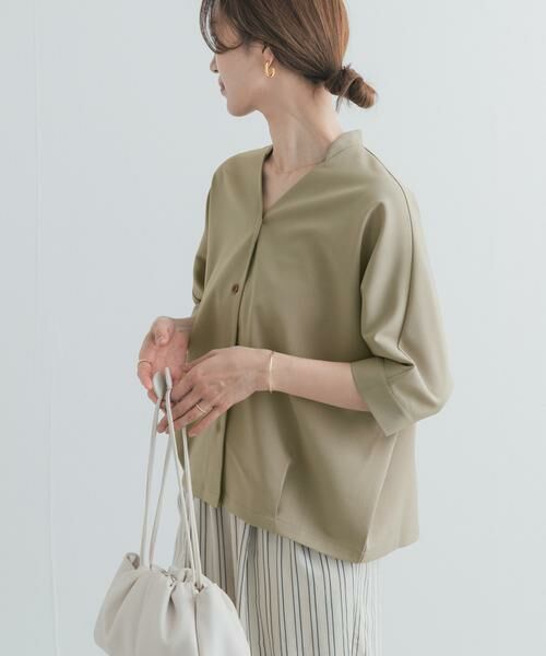 URBAN RESEARCH DOORS / アーバンリサーチ ドアーズ シャツ・ブラウス | 『UR TECH』完声/涼ドルマン半袖シャツ | 詳細15