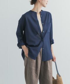 URBAN RESEARCH DOORS / アーバンリサーチ ドアーズ シャツ・ブラウス | 『UR TECH』バンドカラーシャツ