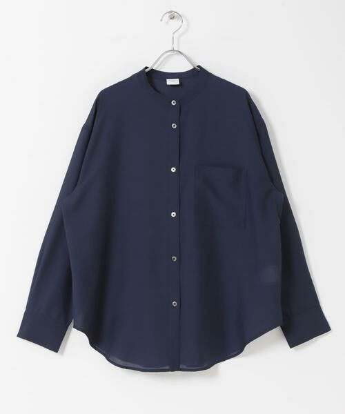 URBAN RESEARCH DOORS / アーバンリサーチ ドアーズ シャツ・ブラウス | 『UR TECH』バンドカラーシャツ | 詳細7