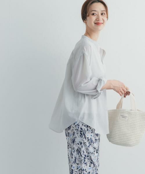 URBAN RESEARCH DOORS / アーバンリサーチ ドアーズ シャツ・ブラウス | 『UR TECH』バンドカラーシャツ | 詳細19