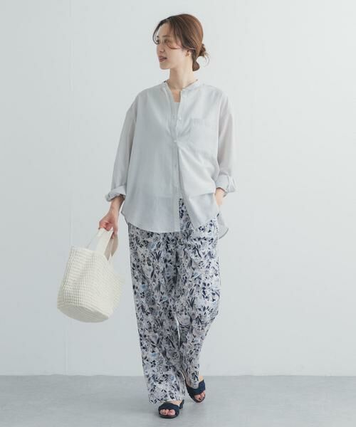 URBAN RESEARCH DOORS / アーバンリサーチ ドアーズ シャツ・ブラウス | 『UR TECH』バンドカラーシャツ | 詳細20