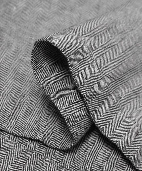 URBAN RESEARCH DOORS / アーバンリサーチ ドアーズ その他パンツ | ヘリンボーンリネンワイドギャザーパンツ | 詳細5