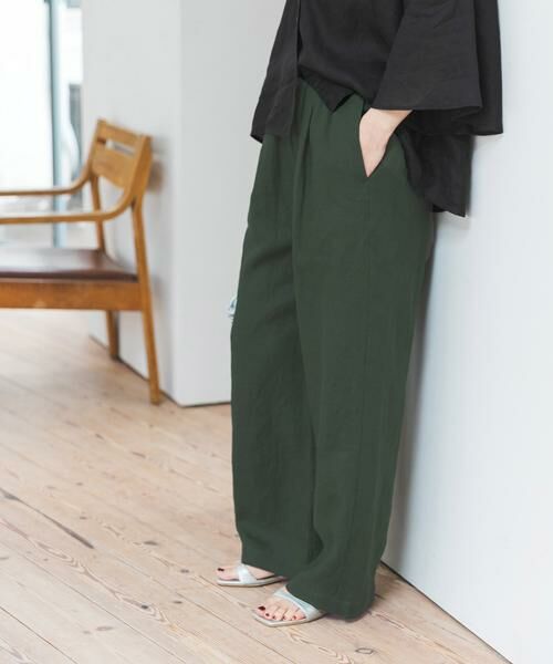URBAN RESEARCH DOORS / アーバンリサーチ ドアーズ その他パンツ | リネンイージーパンツ | 詳細2